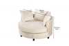 Picture of LYDIA NEST CHAIR/ SOFA IN BEIGE VELVET FABRIC