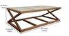 Picture of RETRO  140 OAK /GLASS COFFEE TABLE  *MAPLE