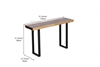 Picture of TASMAN SOLID NZ PINE 51''/59'' CONSOLE TABLE TABLE *LIVE EDGE