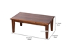 Picture of DROVER 130 COFFEE TABLE *SOLID PINE