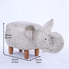 Picture of BIG Hardwood ELEPHANT Ottoman