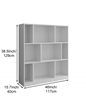 Picture of X-SPACE BOOKCASE 201 *White