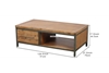 Picture of KANSAS COFFEE TABLE *ACACIA WOOD