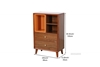 Picture of BERLIN 2DWR SMALL CABINET