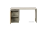 Picture of MORENA REVERSIBLE WRITING DESK WITH SHELF *CEMENT AND NATURAL OAK