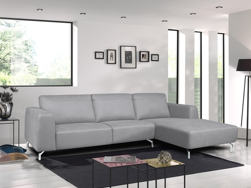 Picture of Lincoln FABRIC SECTIONAL SOFA * LIGHT GREY