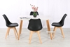 Picture of SKIVE  1.2/1.6M 5PC DINING SET *BLACK