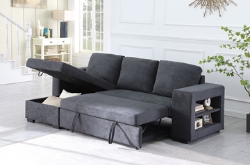 Picture of LUCENA REVERSIBLE SECTIONAL SOFA/SOFA BED WITH STORAGE