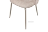 Picture of LANCER VELVET FABRIC DINING CHAIR *BEIGE