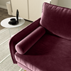 Picture of MARYJANET VELVET SOFA RANGE IN  BURGUNDY （PURPLISH RED）