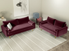 Picture of MARYJANET VELVET SOFA RANGE IN  BURGUNDY （PURPLISH RED）