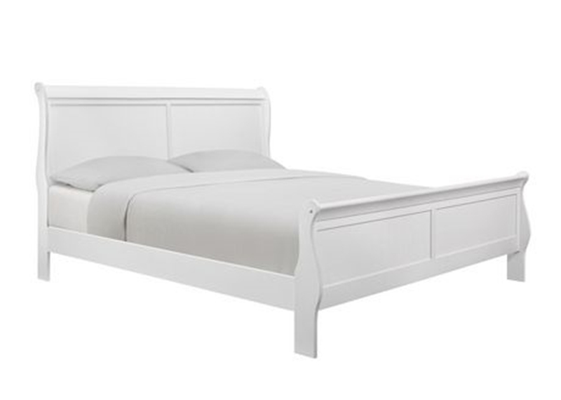 Picture of LOUIS PHILIPPE BED FRAME IN KING *WHITE