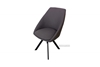 Picture of BRUNO TECHNICAL FABRIC SWIVEL DINING CHAIR *DARK GREY