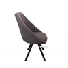 Picture of BRUNO TECHNICAL FABRIC SWIVEL DINING CHAIR *DARK GREY