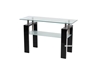 Picture of HORIZON Glass Console Table with High Gloss * Black