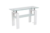 Picture of HORIZON Glass Console Table with High Gloss * White