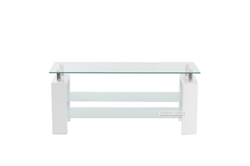 Picture of HORIZON Glass TV Unit *White