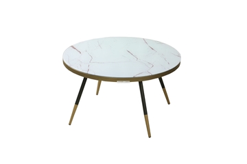 Picture of Seaford 80 ROUND GLASS COFFEE TABLE