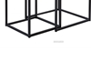 Picture of HENMAN SQUARE NESTING TABLE *OAK AND BLACK