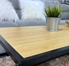 Picture of HENMAN 122 RECTANGLE COFFEE TABLE *OAK AND BLACK