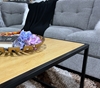 Picture of HENMAN 122 RECTANGLE COFFEE TABLE *OAK AND BLACK