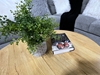 Picture of HENMAN 80 ROUND COFFEE TABLE *OAK AND BLACK