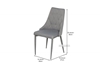 Picture of HUTCH FABRIC DINING CHAIR *GREY