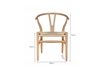 Picture of WISHBONE SOLID BEECH Y CHAIR REPLICA *LIGHT COLOR