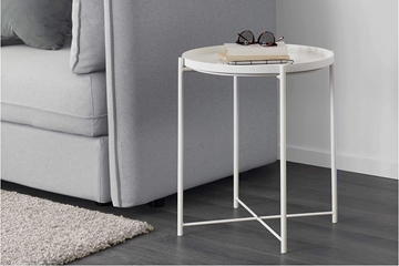 Picture of Sasaki  End Table with Removable Tray *White