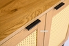 Picture of SAILOR 2 DOOR BOOKSHELF WITH RATTAN *OAK