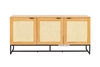 Picture of SAILOR 3 DOOR SIDEBOARD WITH RATTAN *OAK