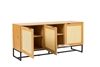 Picture of SAILOR 3 DOOR SIDEBOARD WITH RATTAN *OAK