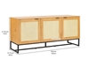 Picture of SAILOR 3 DOOR SIDEBOARD WITH RATTAN *OAK