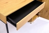 Picture of SAILOR 120 1 DOOR 1 DRAWER OFFICE DESK WITH RATTAN *OAK