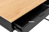 Picture of MASS 120 1 DRAWER OFFICE DESK *OAK AND BLACK