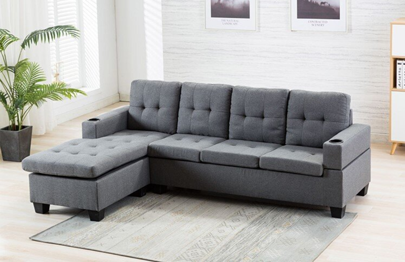 Picture of JAYBEE Sofa Reversible Sectional  - With Cup Holder