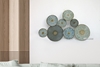 Picture of CIRCLES FRENCH STYLE METAL WALL ART (88CM X 55CM)